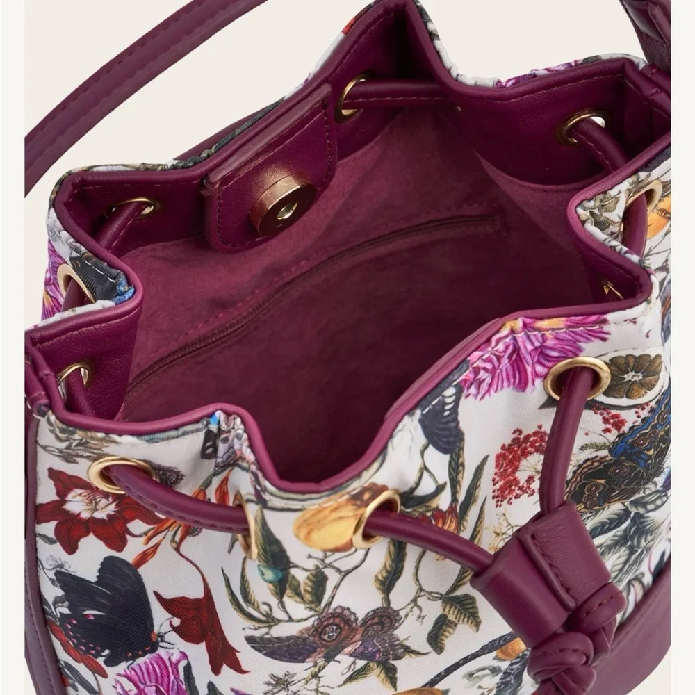 Fable England Floral Vegan Leather Bag